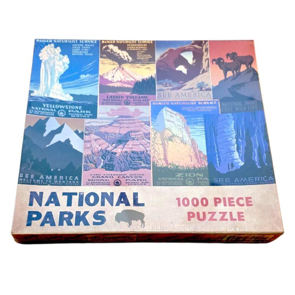 National Parks 1000 Piece Puzzle By Gibbs Smith NIB Sealed CM2128